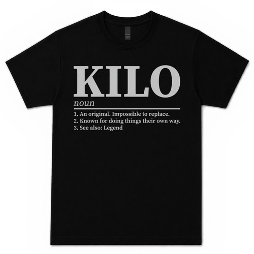 Kilo shirt dizionario - kilo, t-shirt