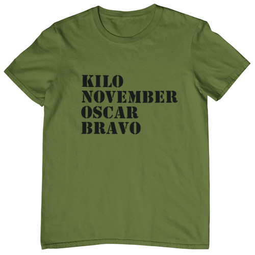 Kilo novembre oscar - kilo, bravo