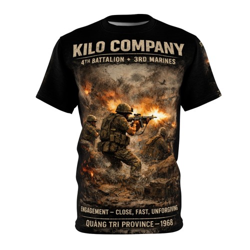 Aop marine tribute tee - -,